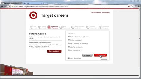 Target an app example 